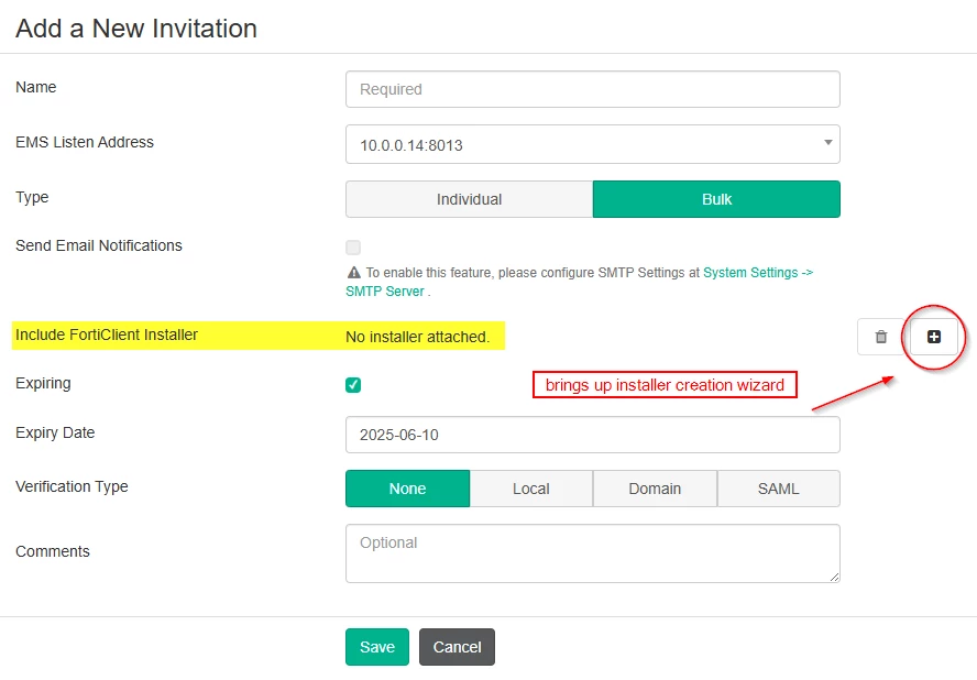 Intune - Package FortiClient Cloud .MSI with MST that contains Invite ...