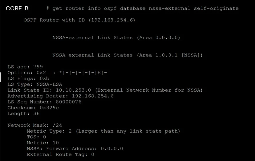 2.jpg Figure 1. FortiSwitch CORE_B - LSA type 7 showing prefix 10.10.253.0/24