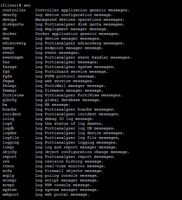 filter logs to fortianalyzer.JPG filter logs to fortianalyzer.JPG