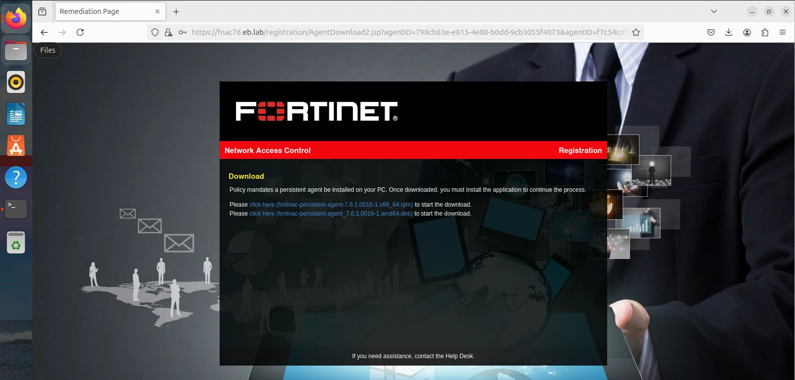 Portal LInux agent.PNG