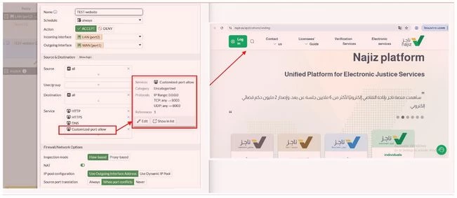 Allow port 8003 and page working.jpg Allow port 8003 and page working.jpg