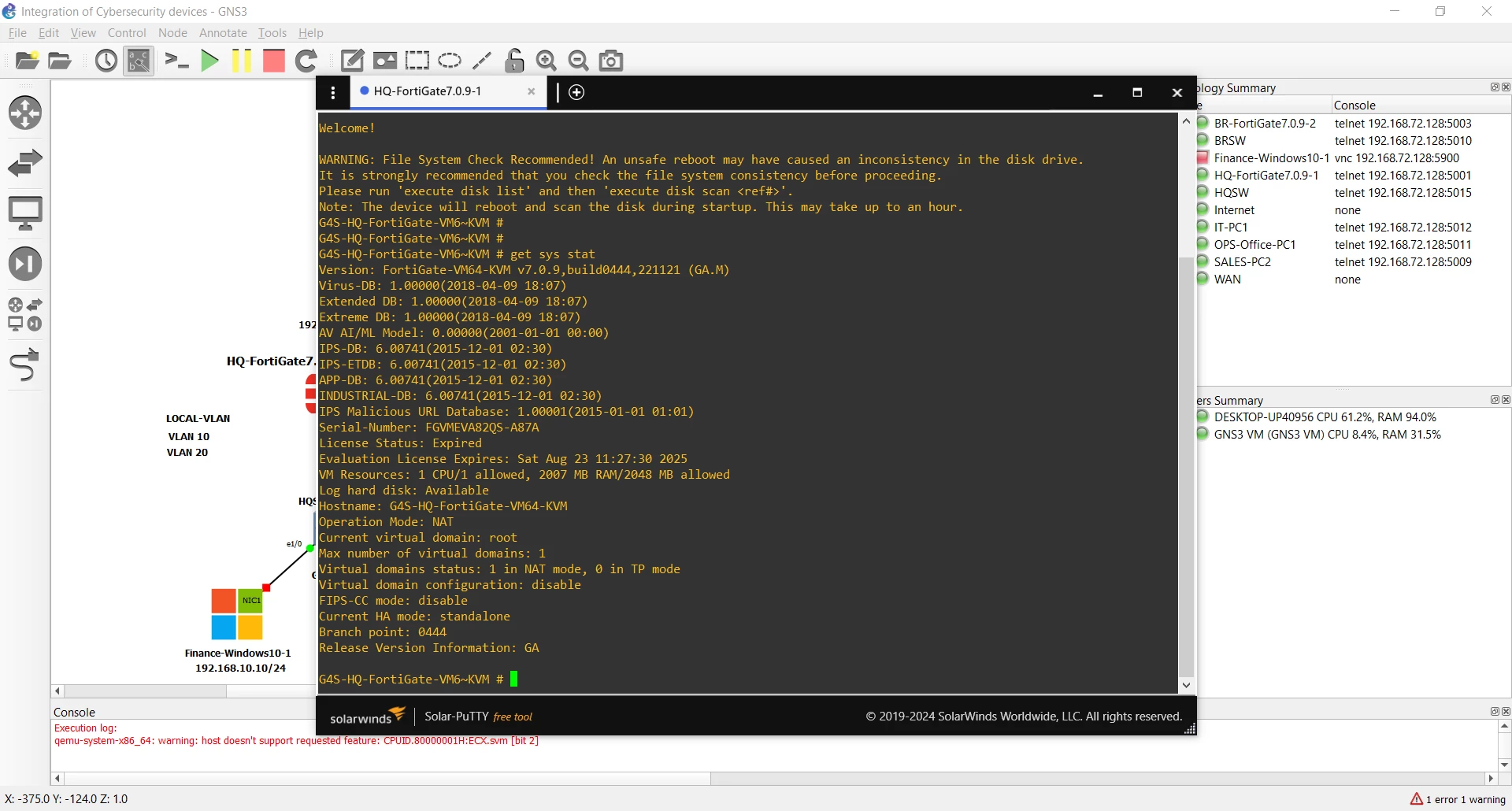Run get sys stat for fotigate vm license expire.PNG