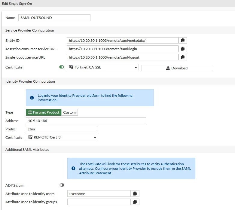 Technical Tip: Internet firewall policy using SAML authentication for ...