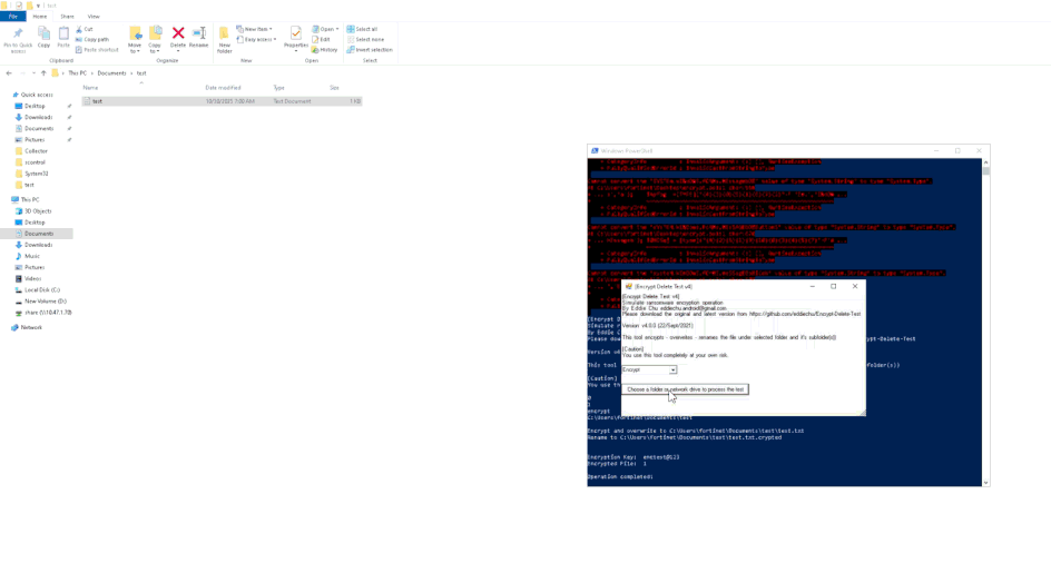 With FortiEDR disabled