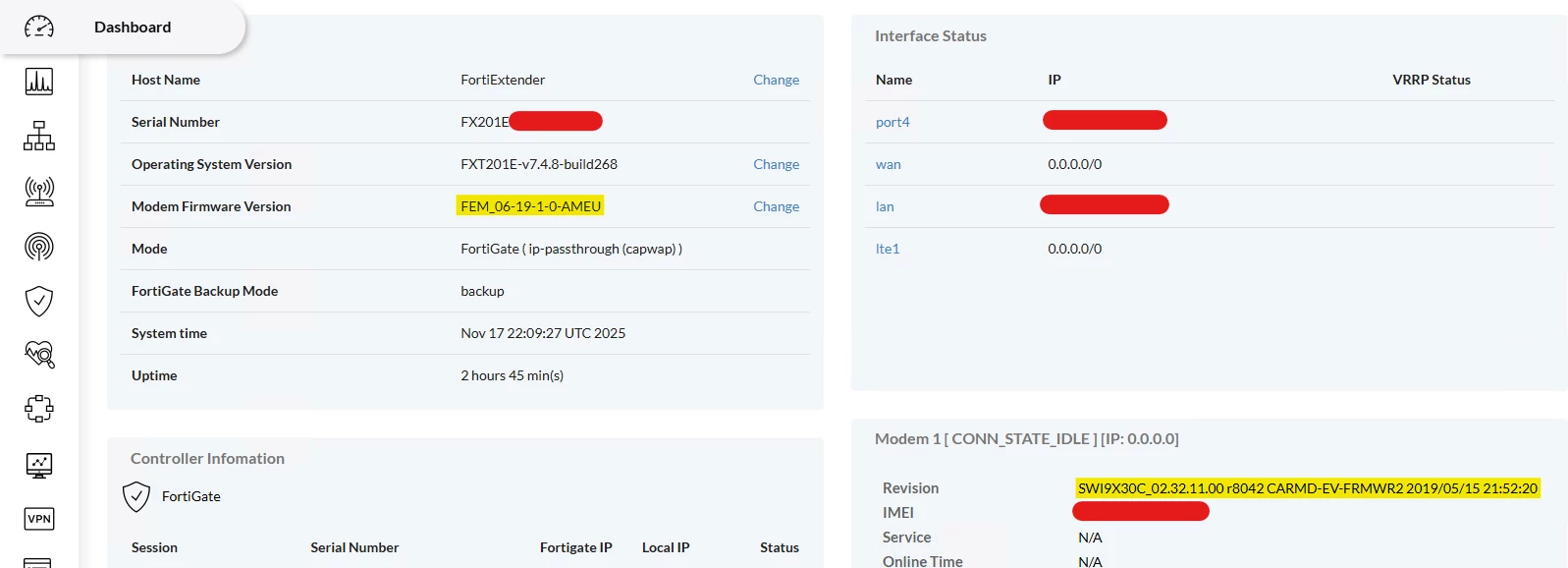 FortiExtender-201E_Example_GUI_Dashboard.png