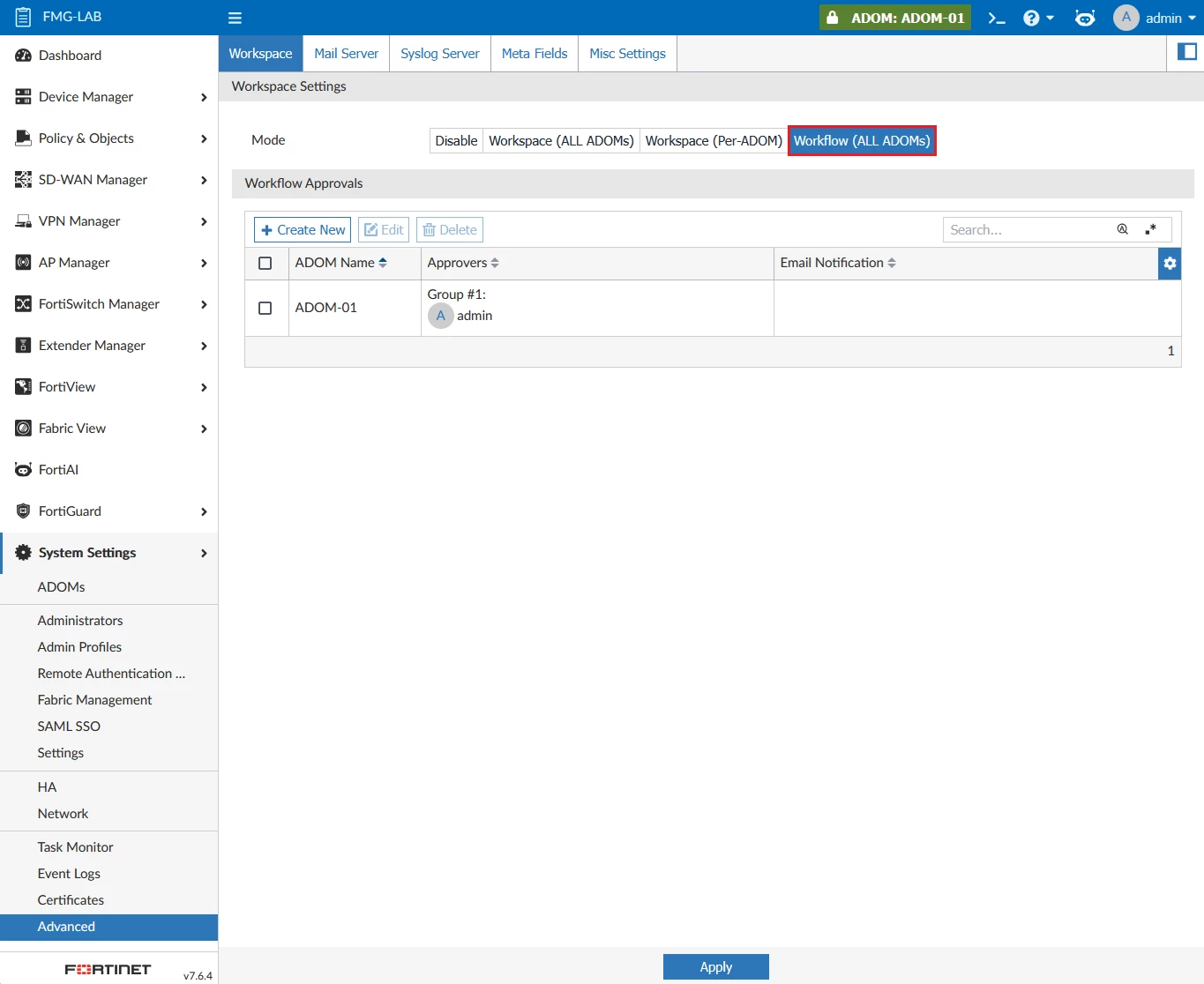 FortiManager - WorkSpace 1.png