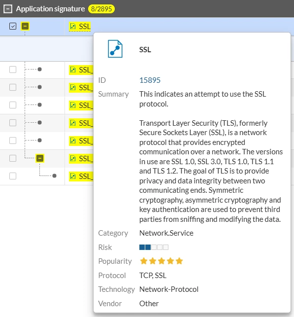 SSL Application (has no default port specified)