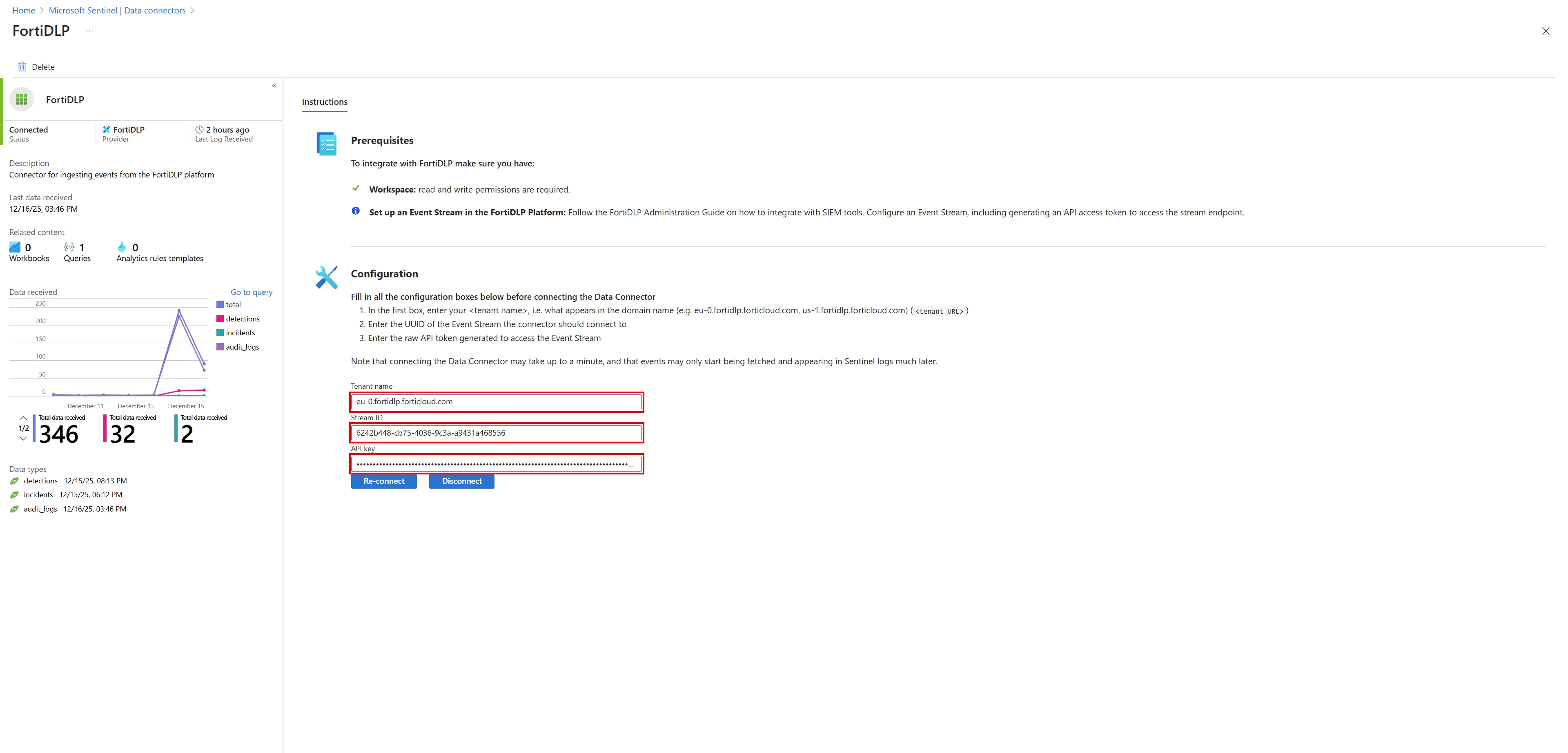 configure-siem-FortiDLP-configuration