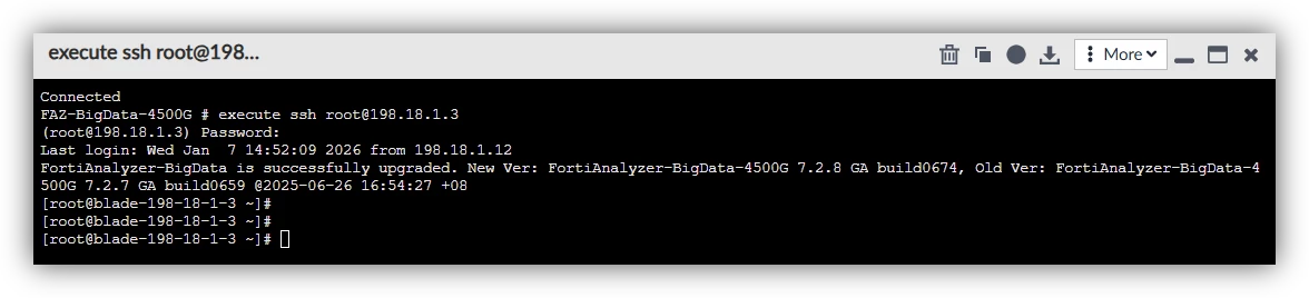 access CLU console with ssh.png