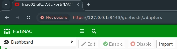 page marked as not secure