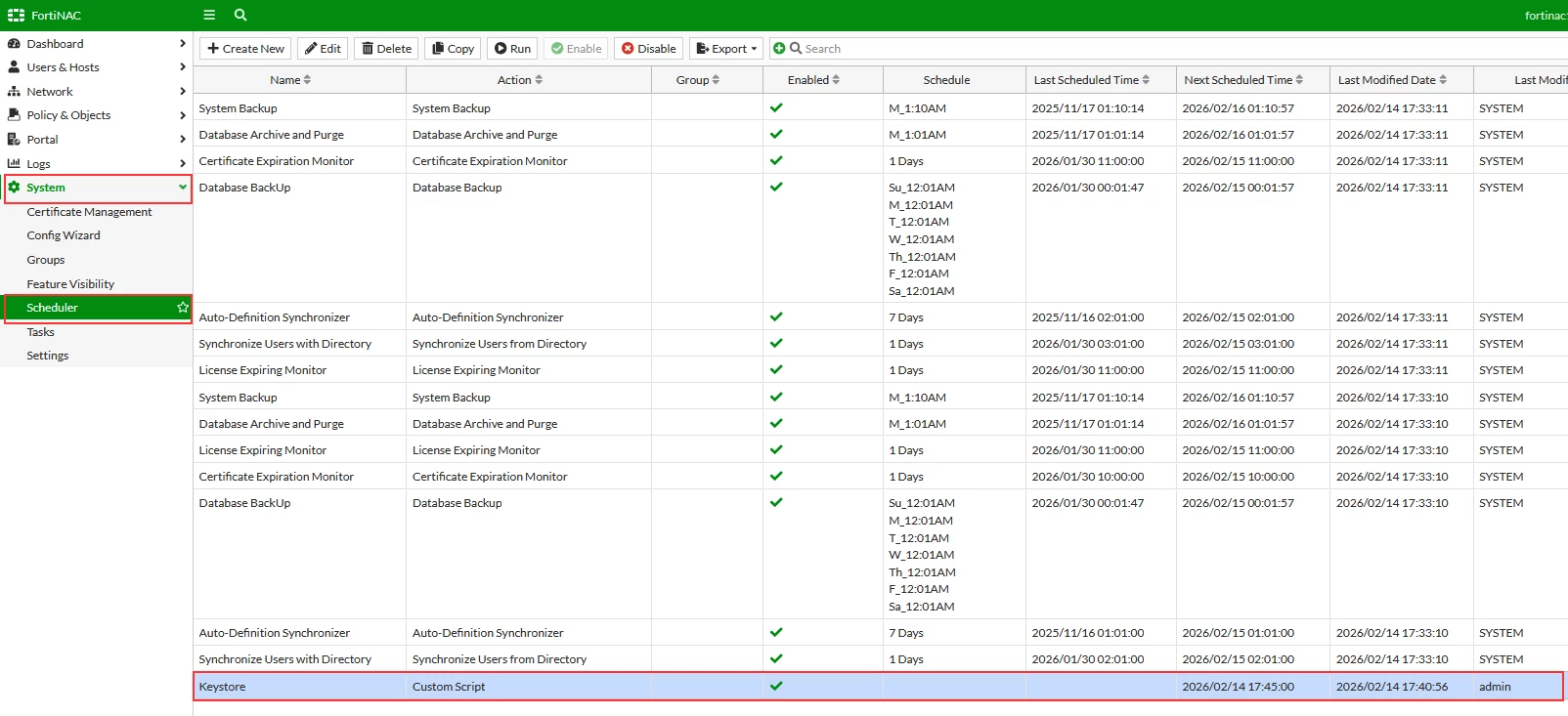 Scheduler view.png Figure 2. Scheduler view.