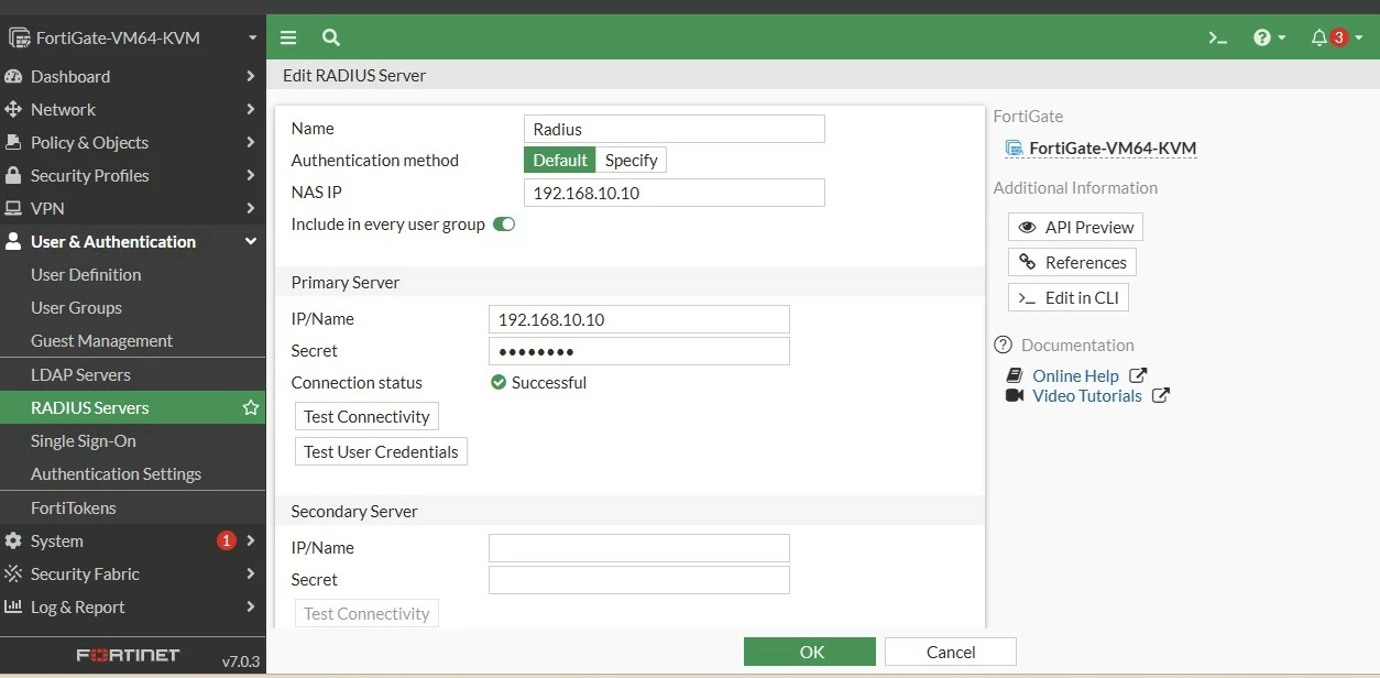 Radius server is reachable from fortigate.jpg