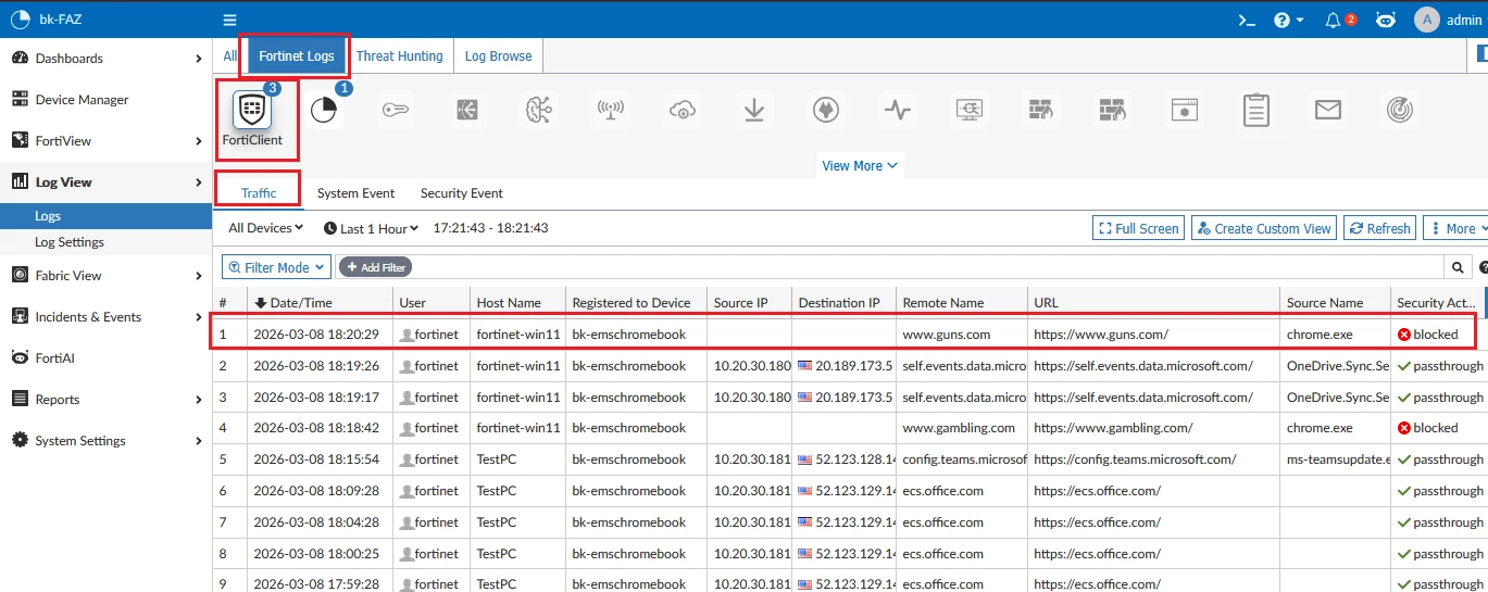FAZ web fiter log under log view.PNG