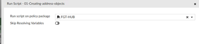 Technical Tip: Configuring IPsec VPN using CLI scripts in FortiManager ...