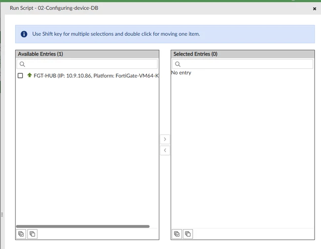 Technical Tip: Configuring IPsec VPN using CLI scripts in FortiManager ...