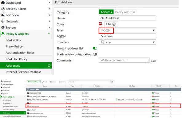 Technical Tip: Configuring firewall policy and firewall proxy policies ...