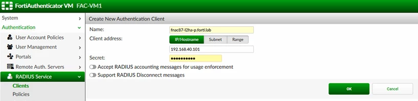 Fortiauthenticator Gui Technical Tip: RADIUS proxy with FortiGate and FortiAuthenticator ...