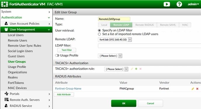 Fortiauthenticator Gui Technical Tip: RADIUS proxy with FortiGate and FortiAuthenticator ...