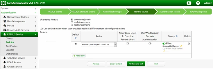 Fortiauthenticator Gui Technical Tip: RADIUS proxy with FortiGate and FortiAuthenticator ...