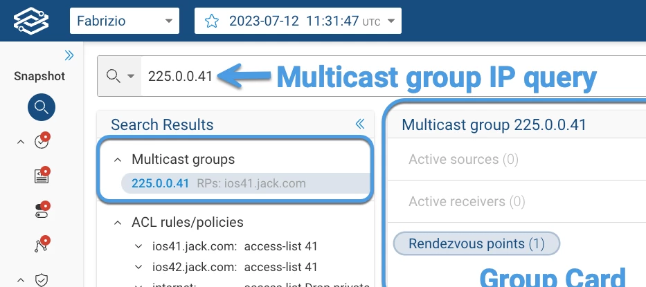 New Multicast Experience: Group Search