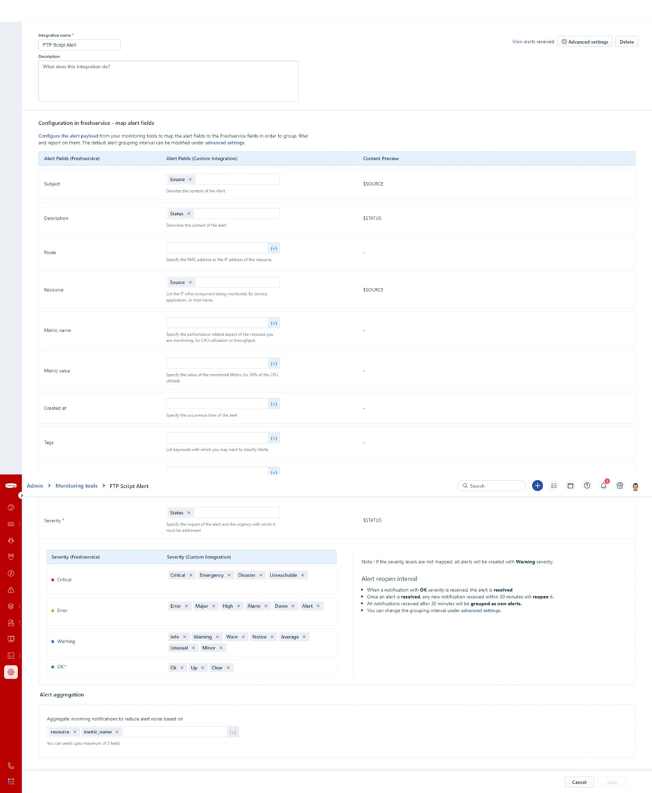 Curl Format For Alert Webhook | Freshworks Community