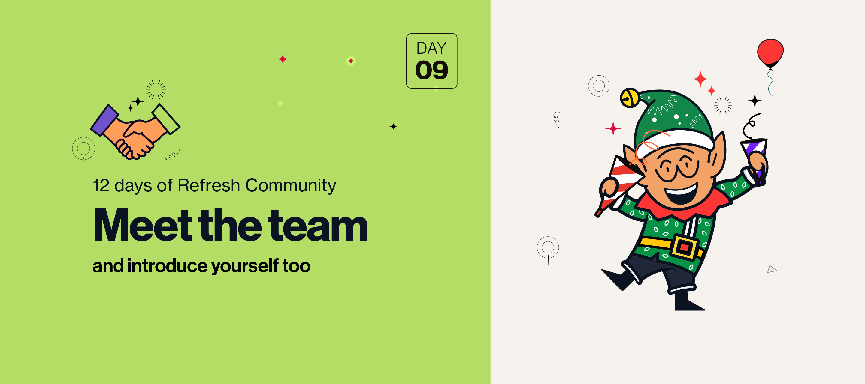 Day 9: Meet the team and introduce yourself 🙌