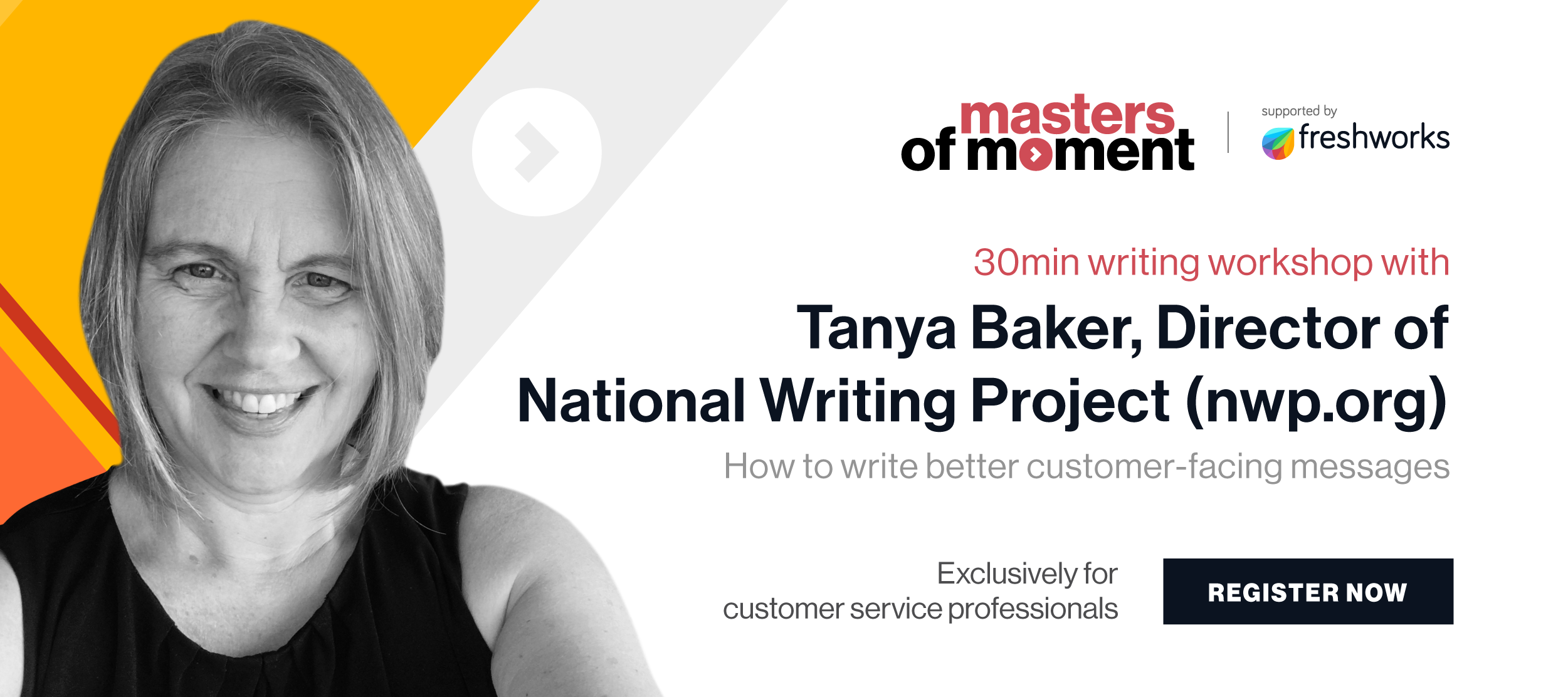 Masters of Moment: Tanya Baker, on writing well