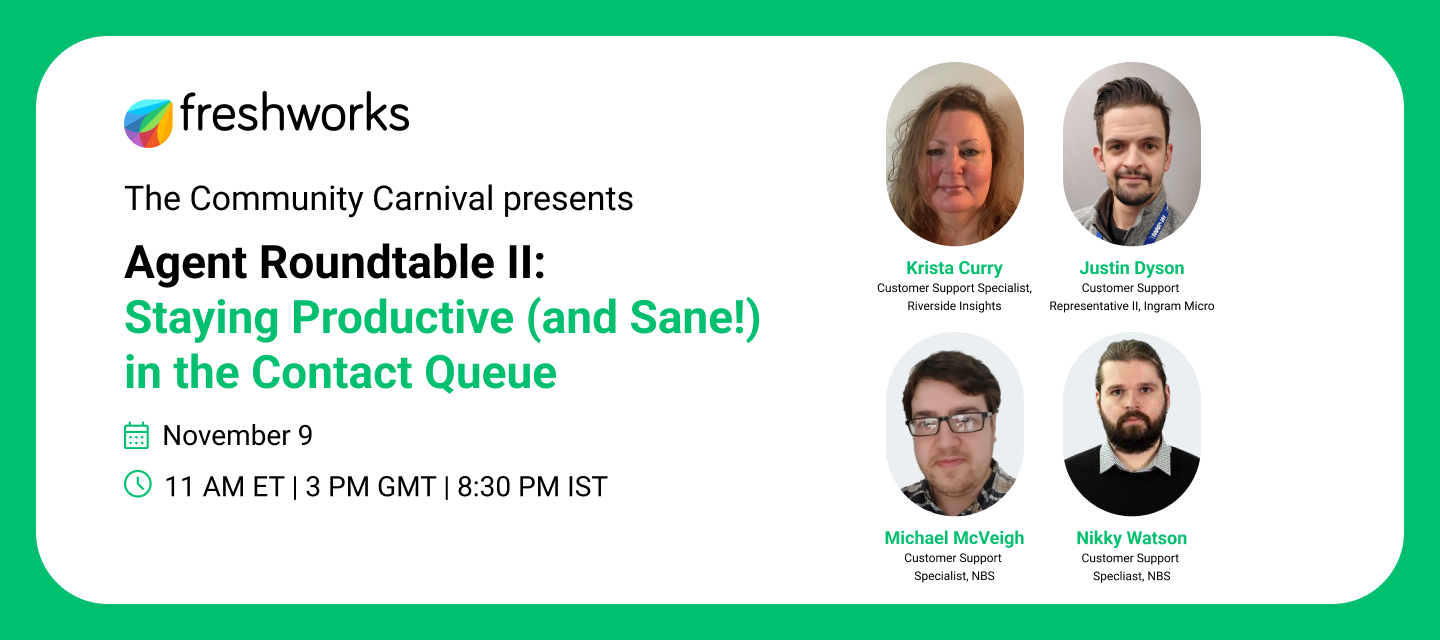[RECORDING] Agent Roundtable II:  Staying productive (and Sane) in the Contact Queue