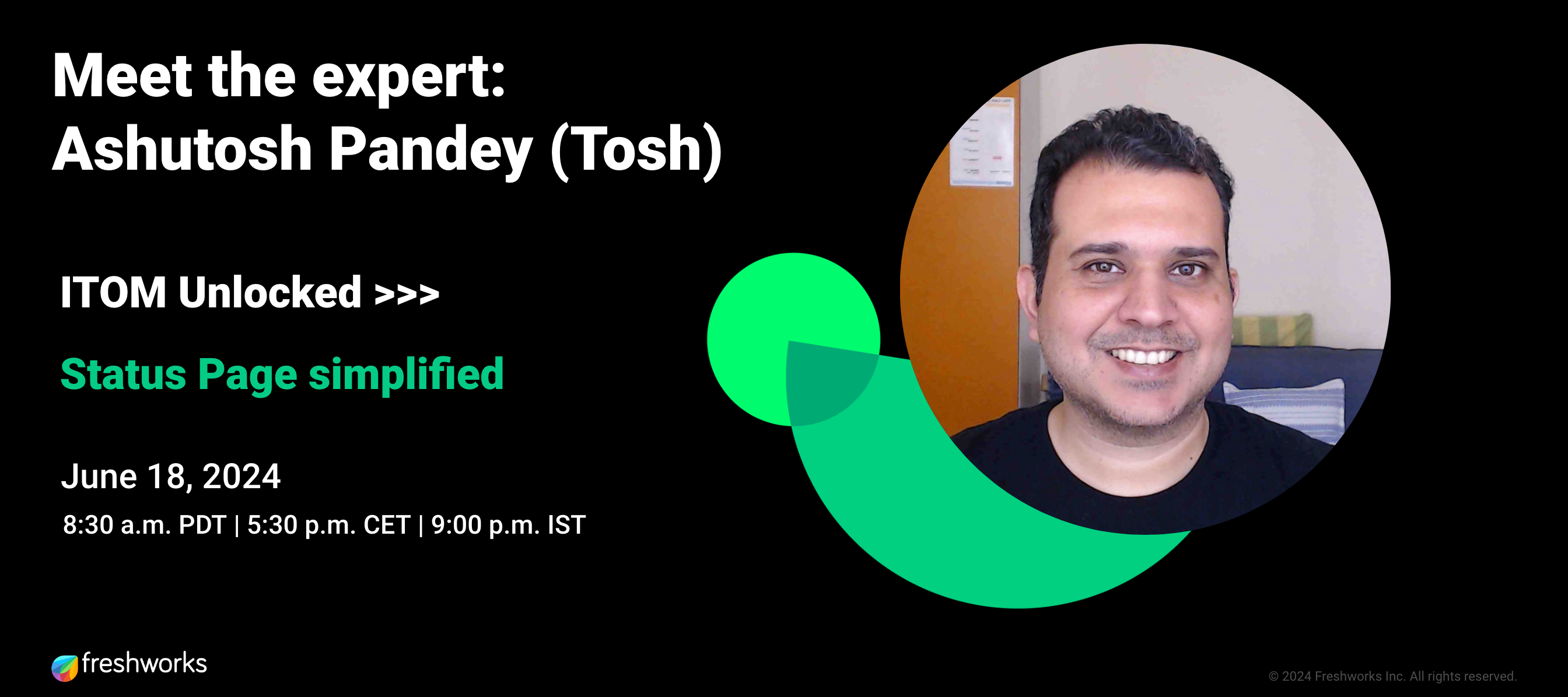 Meet Subject Matter Expert Ashutosh Pandey >>> ITOM Unlocked