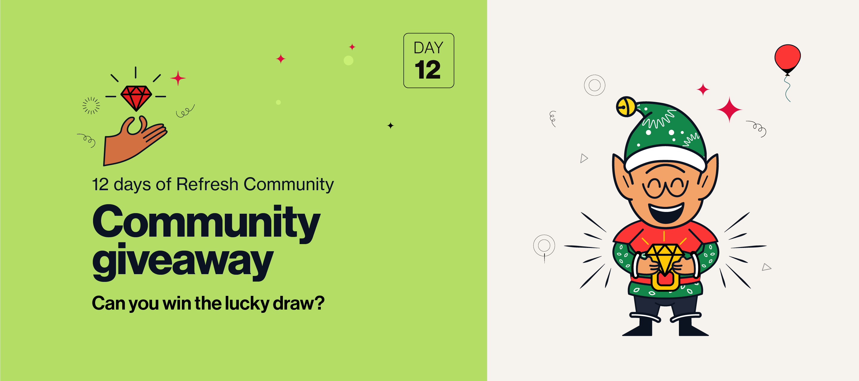 Day 12: It's time for the Community Giveaway | Win a $500 voucher