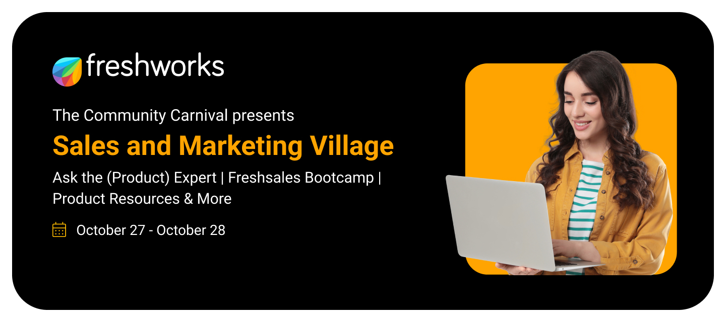 Community Carnival: Sales and Marketing Village