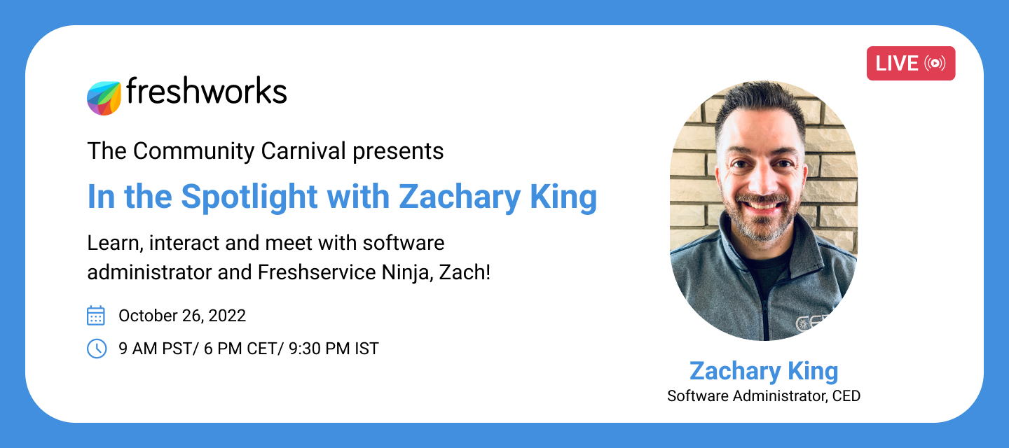 In the Spotlight with Zachary King | RSVP Now!