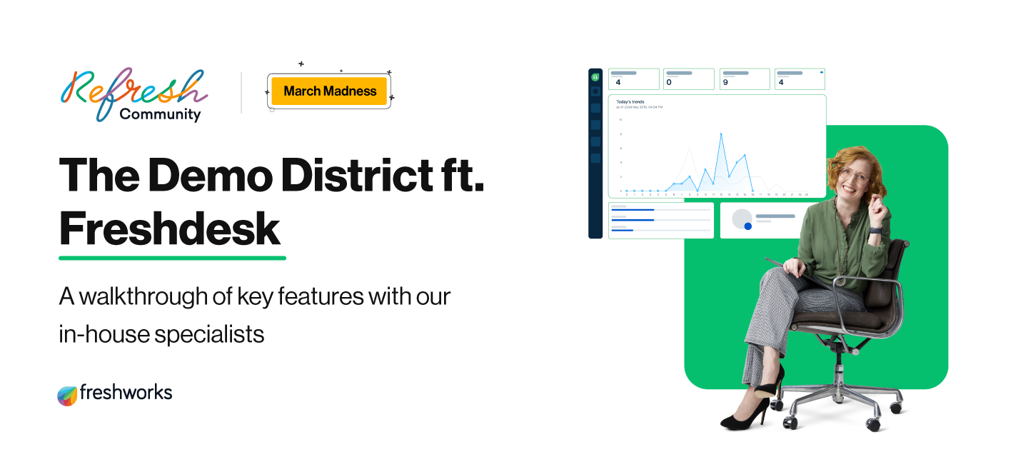 The Demo District ft. Freshdesk | 3 key features highlighted | March Madness