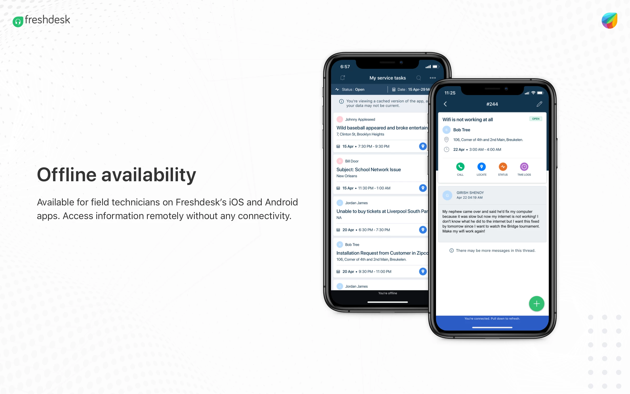 Introducing Offline Availability for Freshdesk Field Service Management