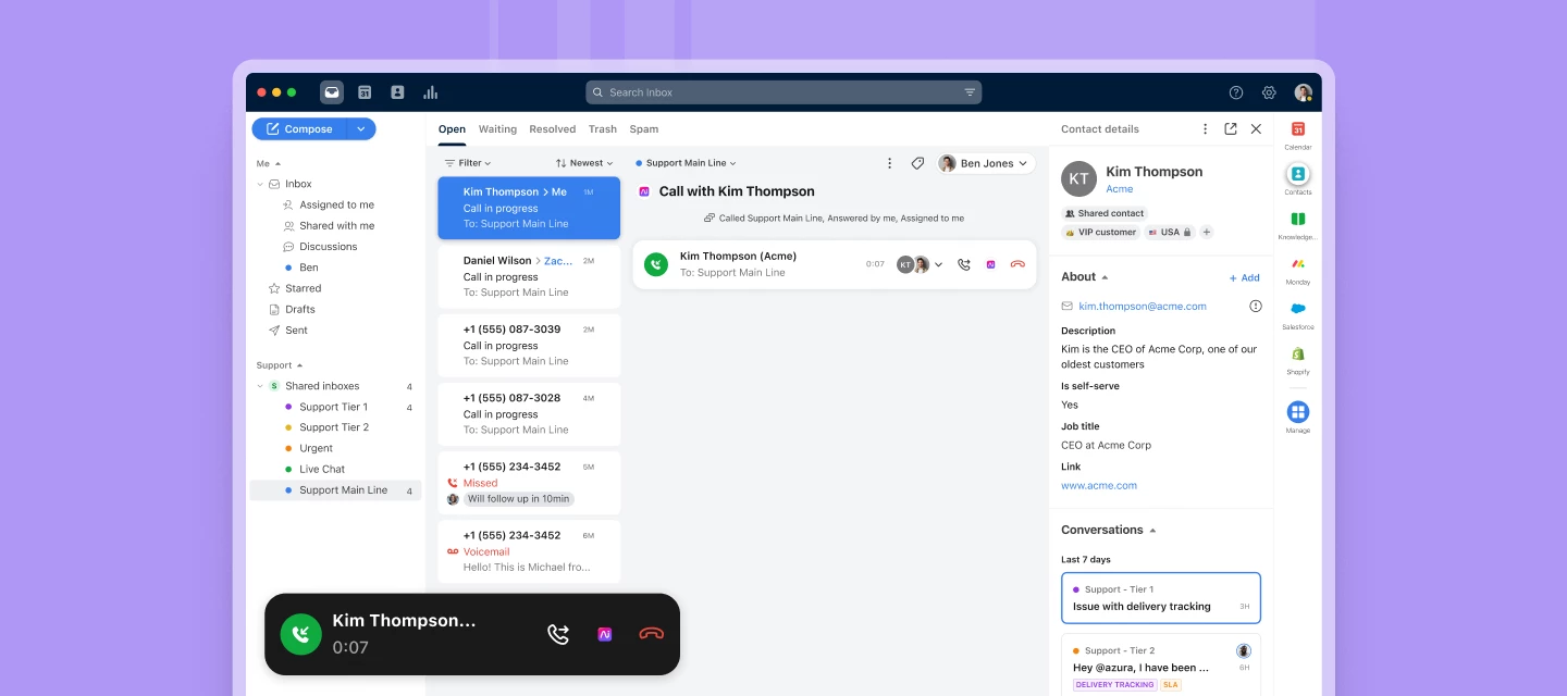 Seamlessly manage voice and SMS in Front with our reimagined Dialpad ...