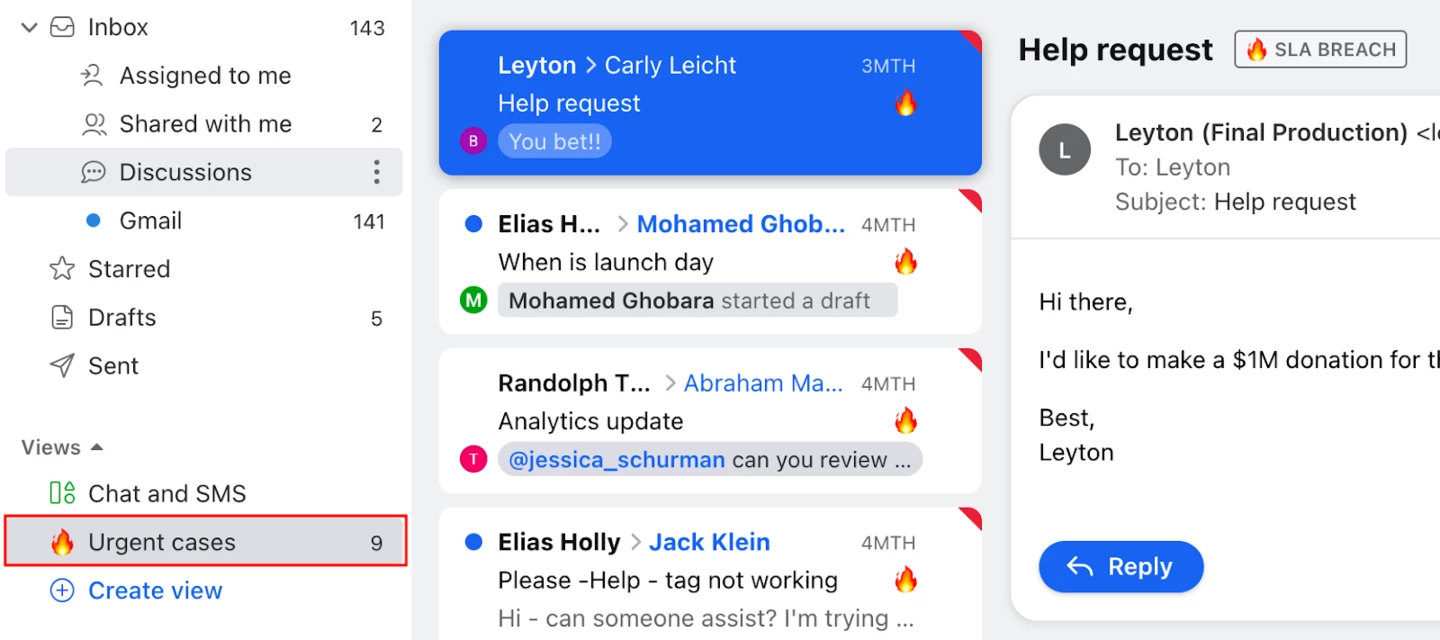 Keep track of high-priority messages with Views | Community