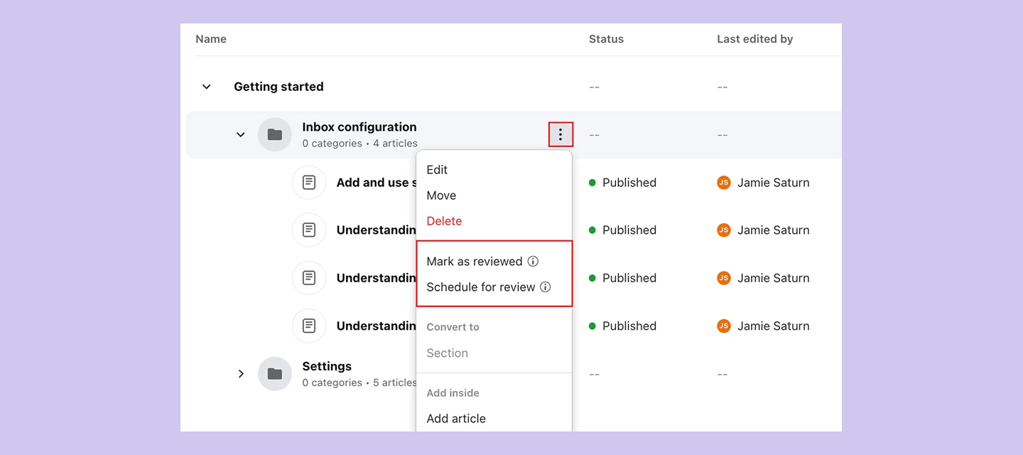 Bulk schedule and review knowledge base articles | Community