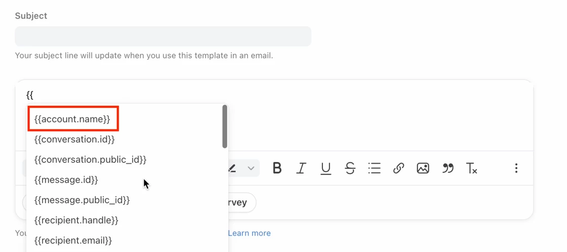 Easily add dynamic account names to messages | Community