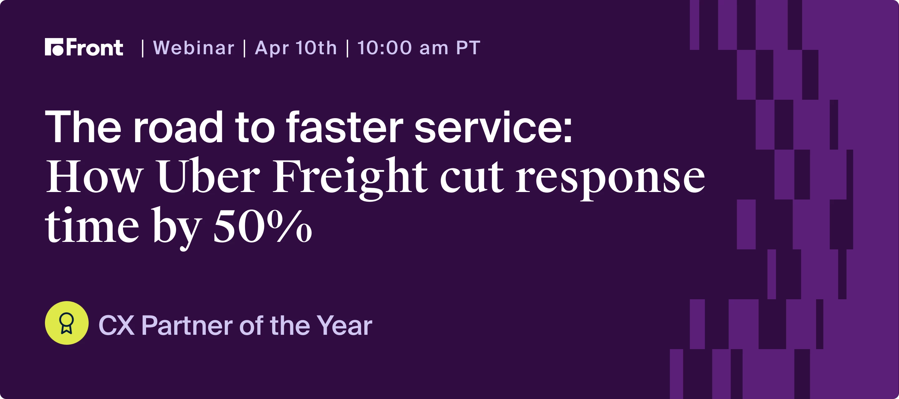 The road to faster service: How Uber Freight cut response time by 50%