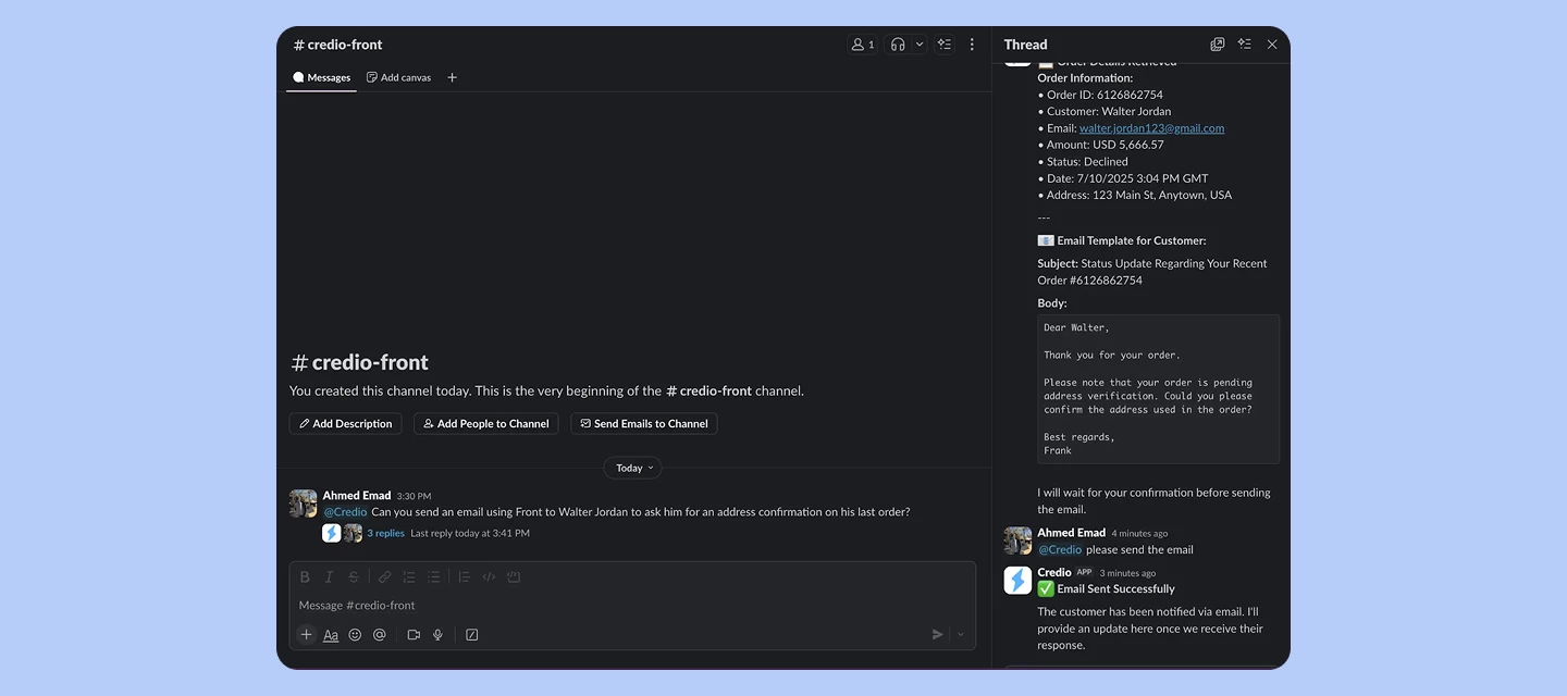 New integration: Credio
