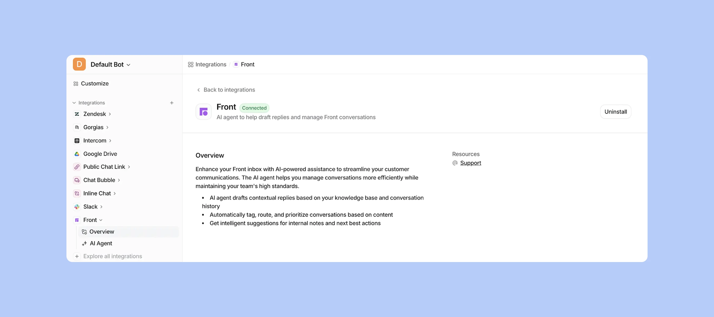 New integration: eesel AI