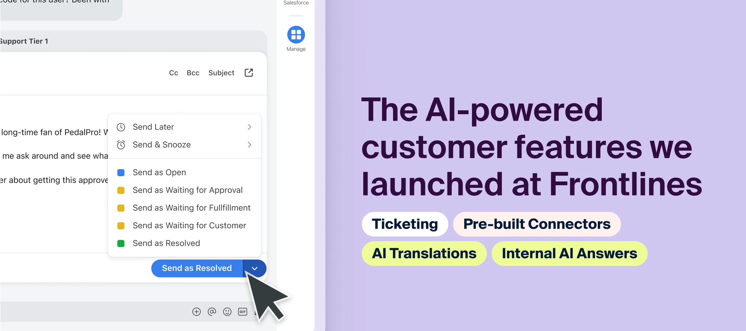 Frontlines recap: Announcing modern ticketing, new AI innovations, and much more