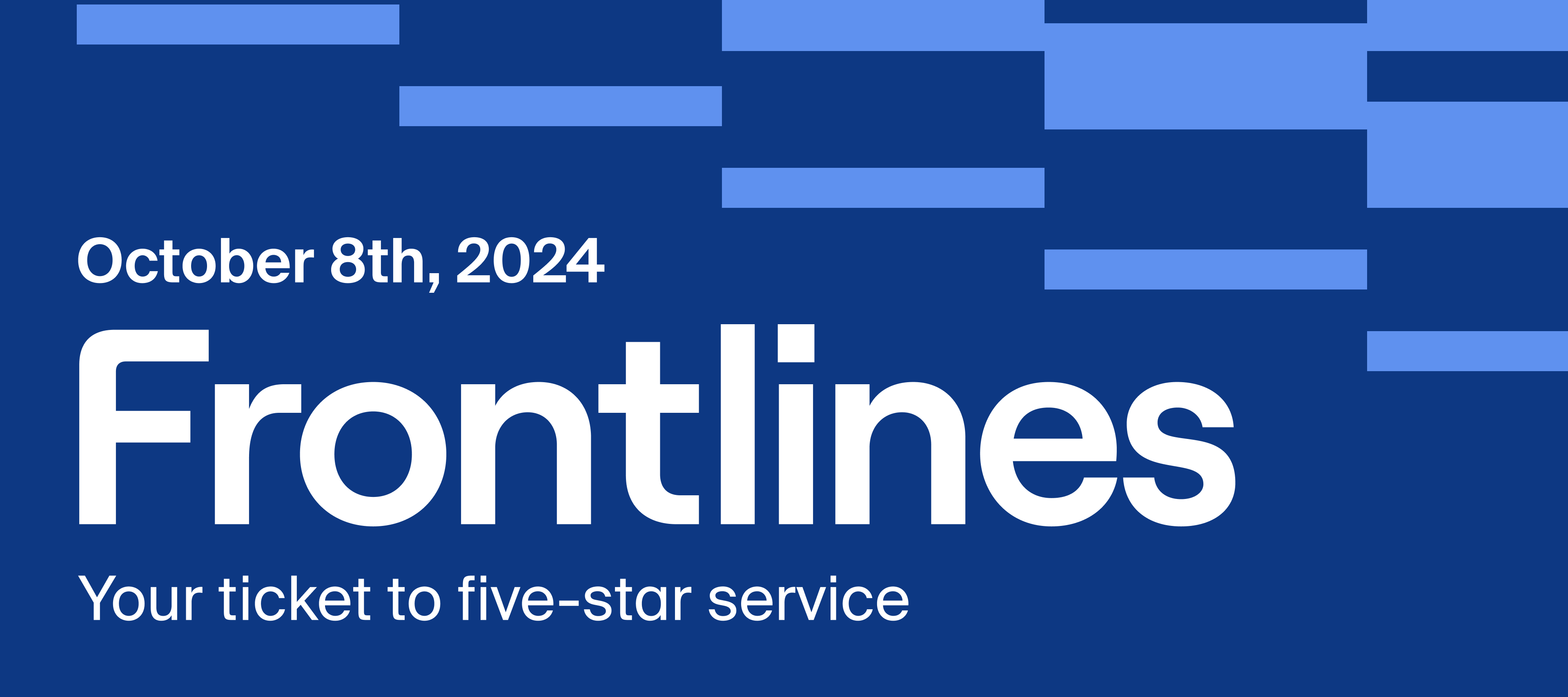 Save the date: Frontlines 2024