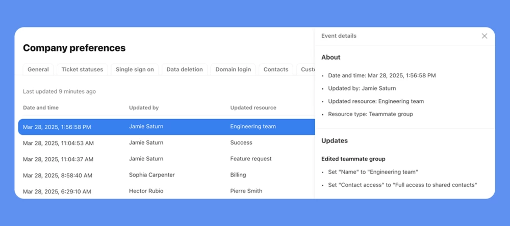 Keep track of admin activity with audit logs | Community
