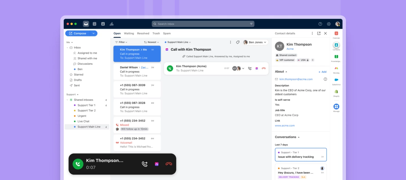 Seamlessly manage voice and SMS in Front with our reimagined Dialpad ...