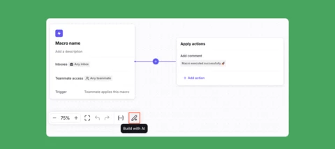 Easily build macros and dynamic variables with AI