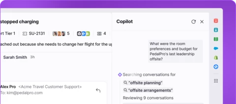 Get an AI assistant that sees the full customer relationship with the all-new Copilot