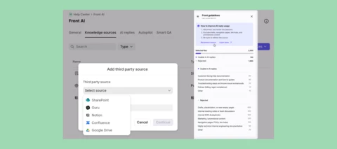 Connect Guru and Confluence as AI knowledge sources — with better sync visibility