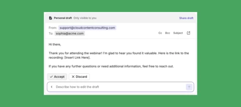 Save Copilot Compose drafts when you leave the conversation