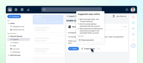 New AI beta features: suggested replies, similar conversations, AI tagging